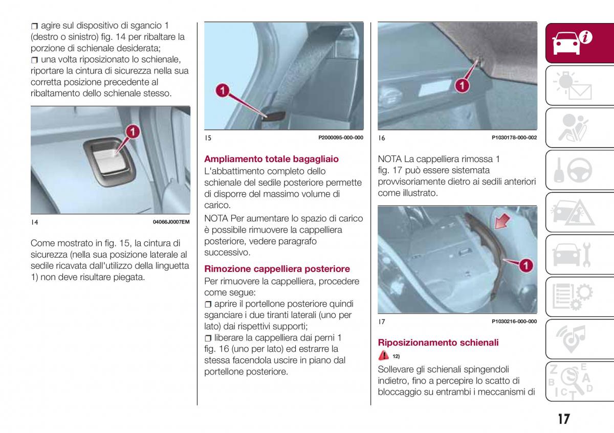 Fiat Tipo combi manuale del proprietario / page 19