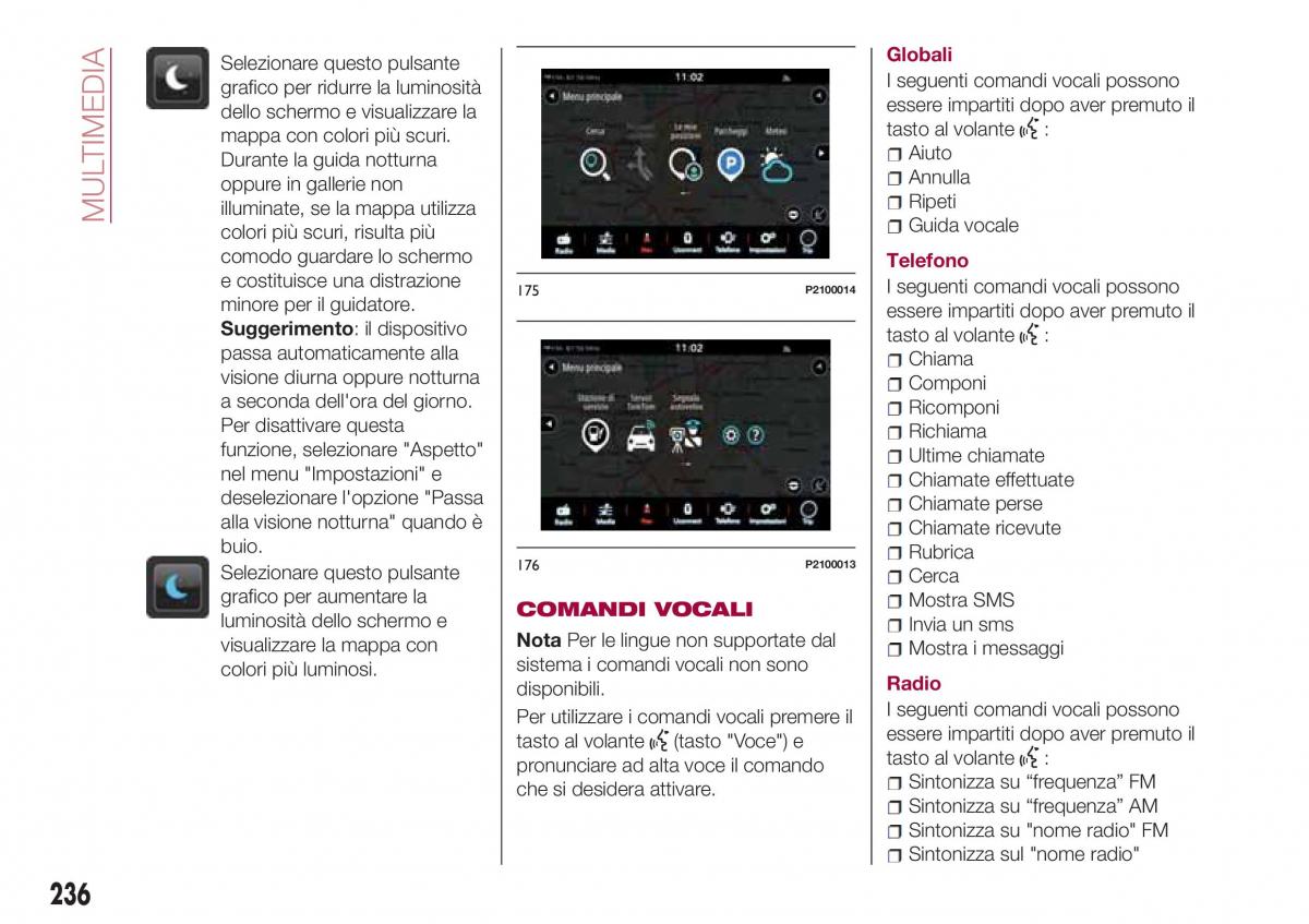 Fiat Tipo combi manuale del proprietario / page 238