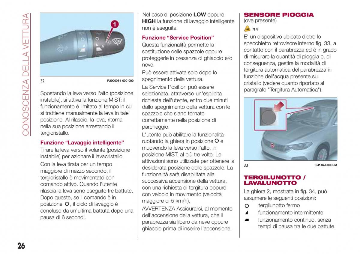 Fiat Tipo combi manuale del proprietario / page 28