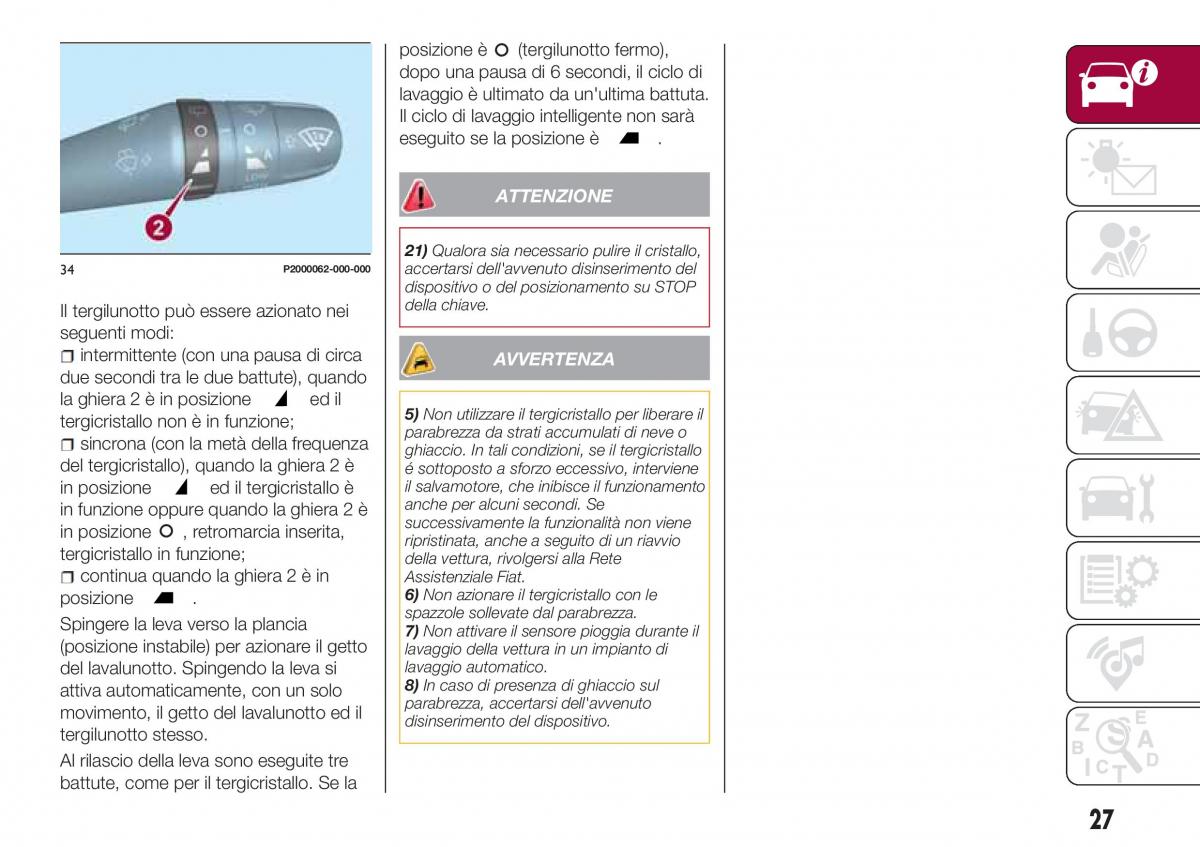 Fiat Tipo combi manuale del proprietario / page 29