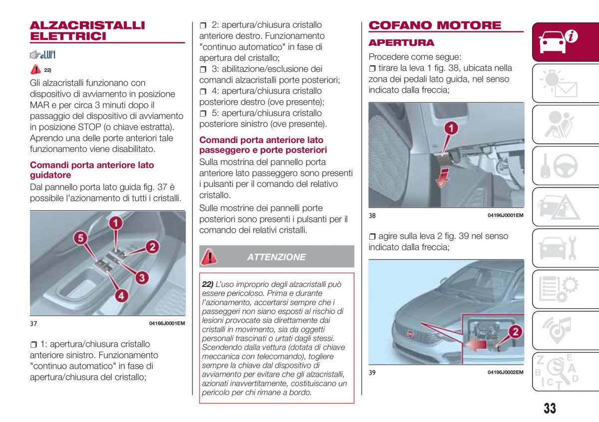 Fiat Tipo combi manuale del proprietario / page 35