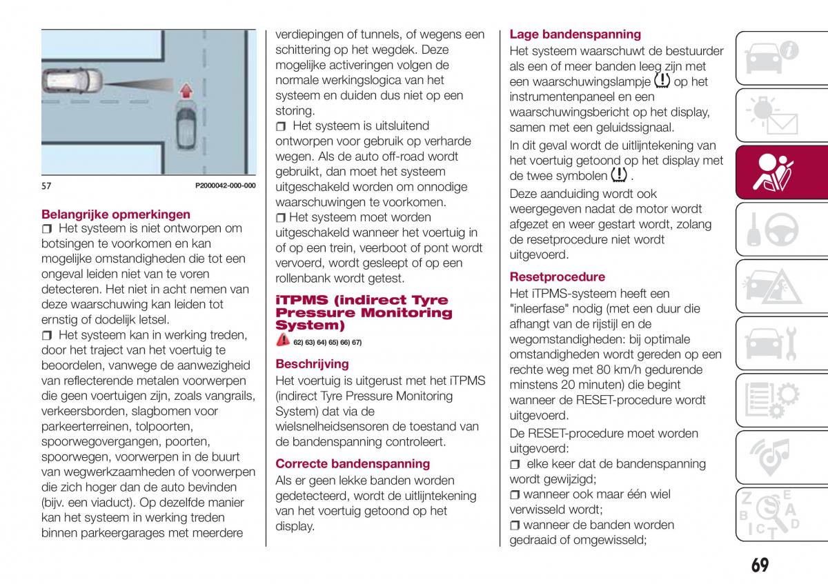 Fiat Tipo combi handleiding / page 71