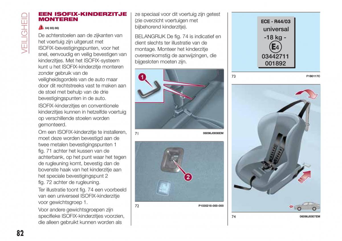 Fiat Tipo combi handleiding / page 84