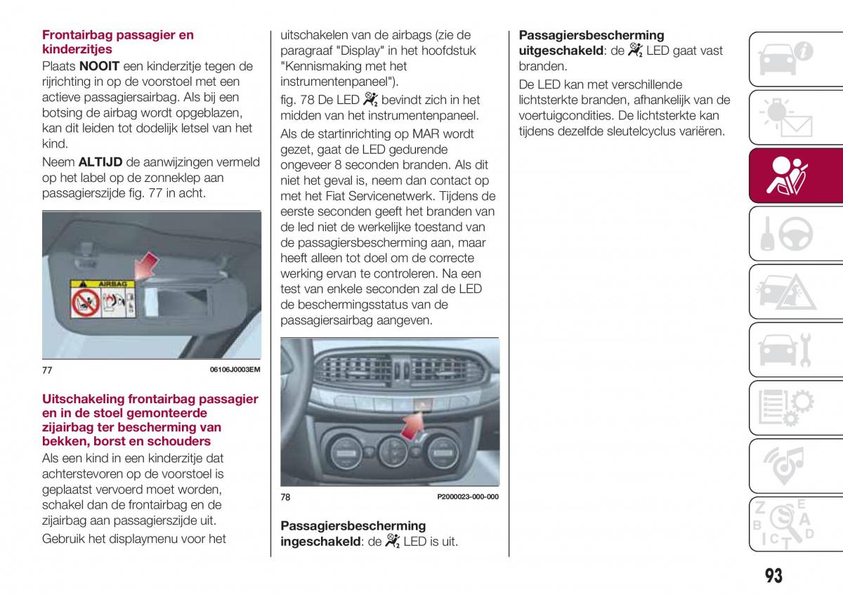 Fiat Tipo combi handleiding / page 95