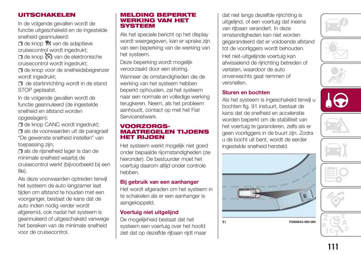 Fiat Tipo combi handleiding / page 113