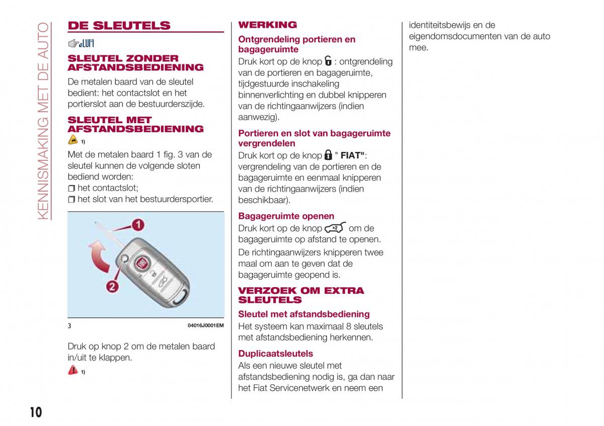 Fiat Tipo combi handleiding / page 12