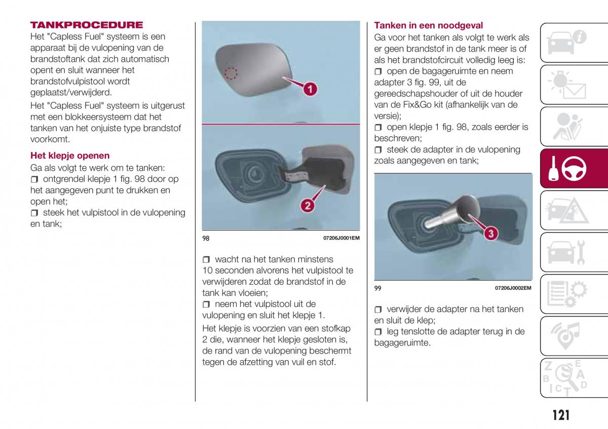 Fiat Tipo combi handleiding / page 123