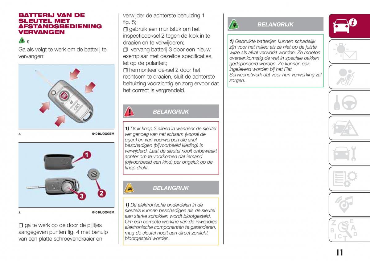 Fiat Tipo combi handleiding / page 13