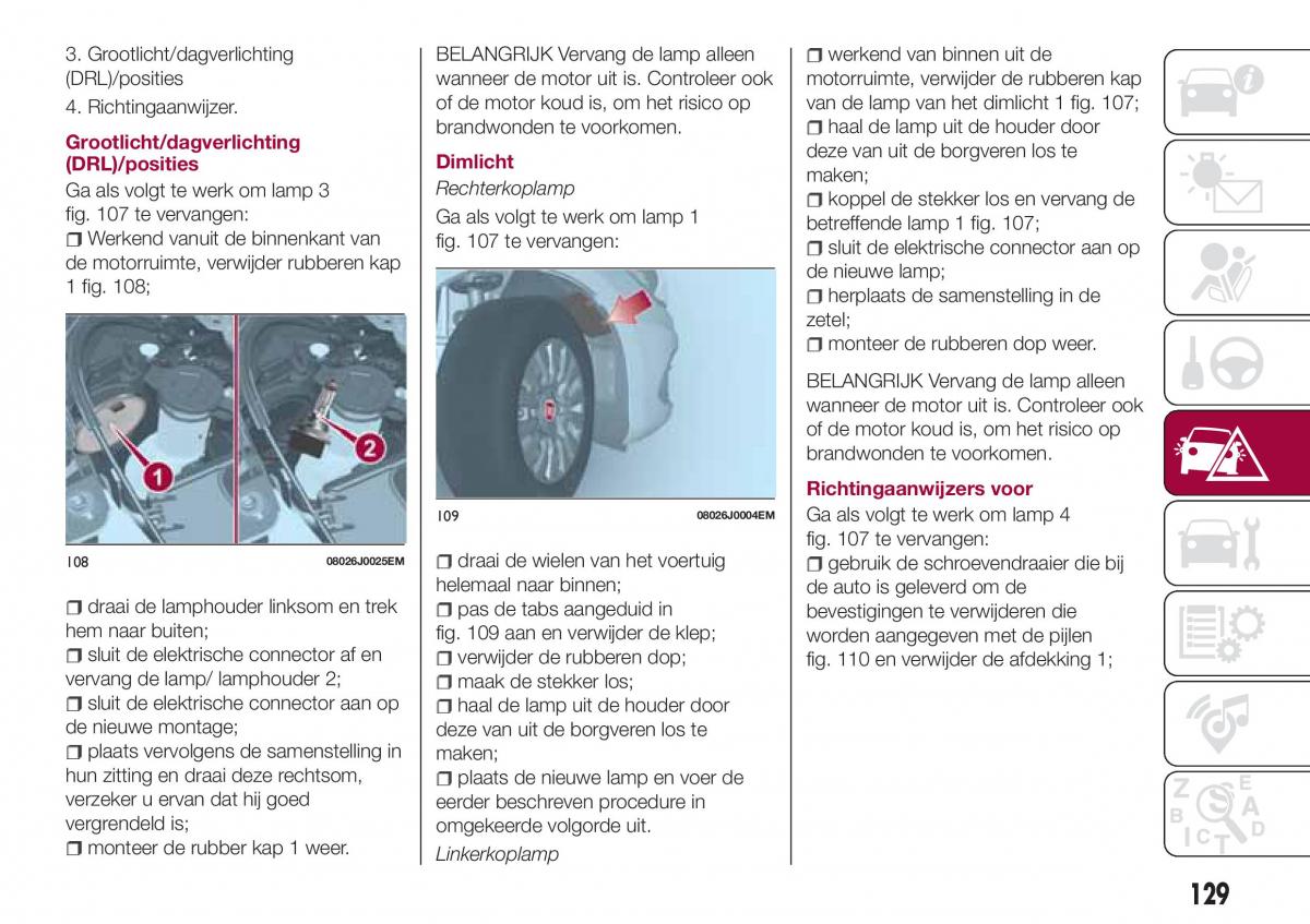 Fiat Tipo combi handleiding / page 131