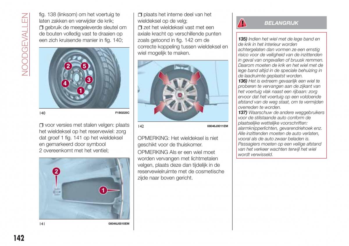 Fiat Tipo combi handleiding / page 144