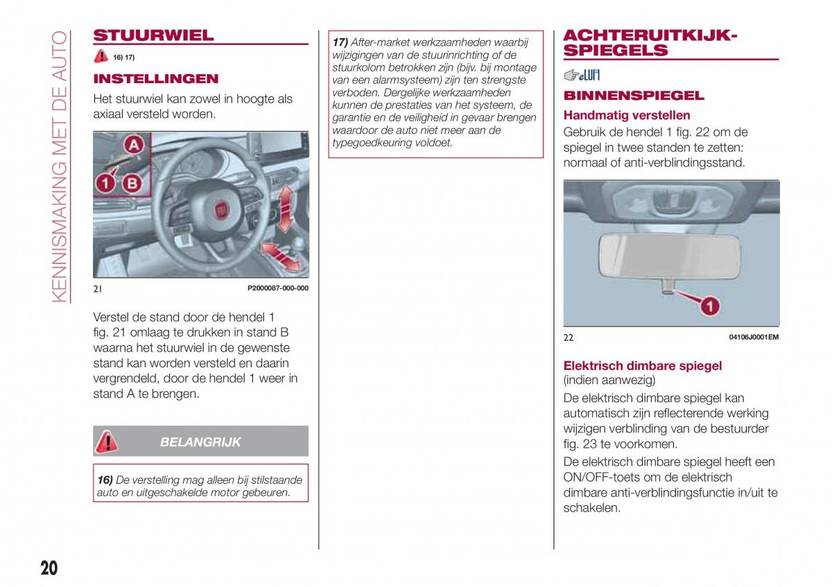 Fiat Tipo combi handleiding / page 22