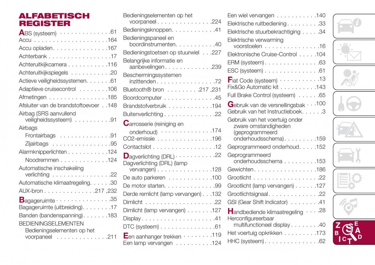 Fiat Tipo combi handleiding / page 247