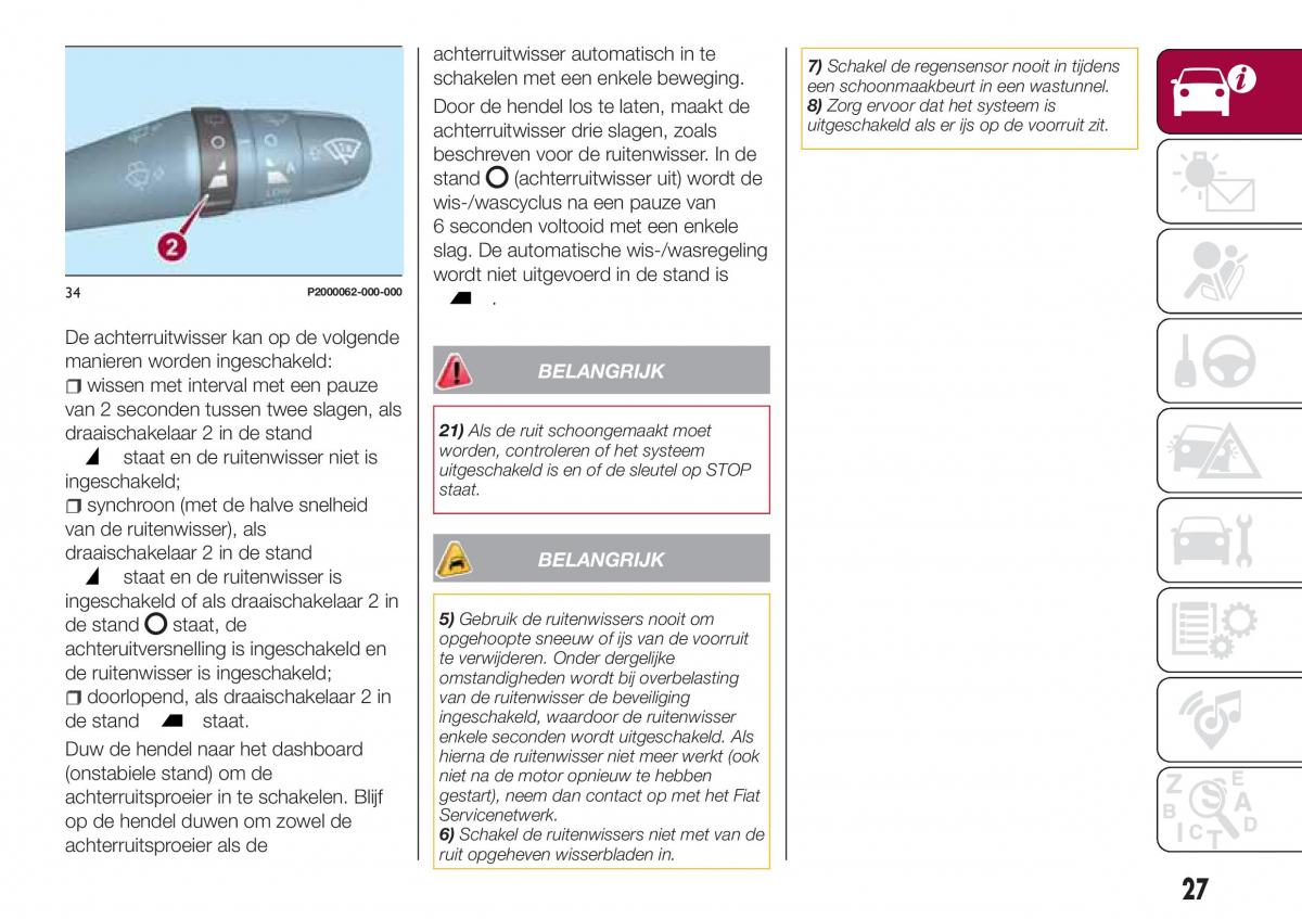 Fiat Tipo combi handleiding / page 29