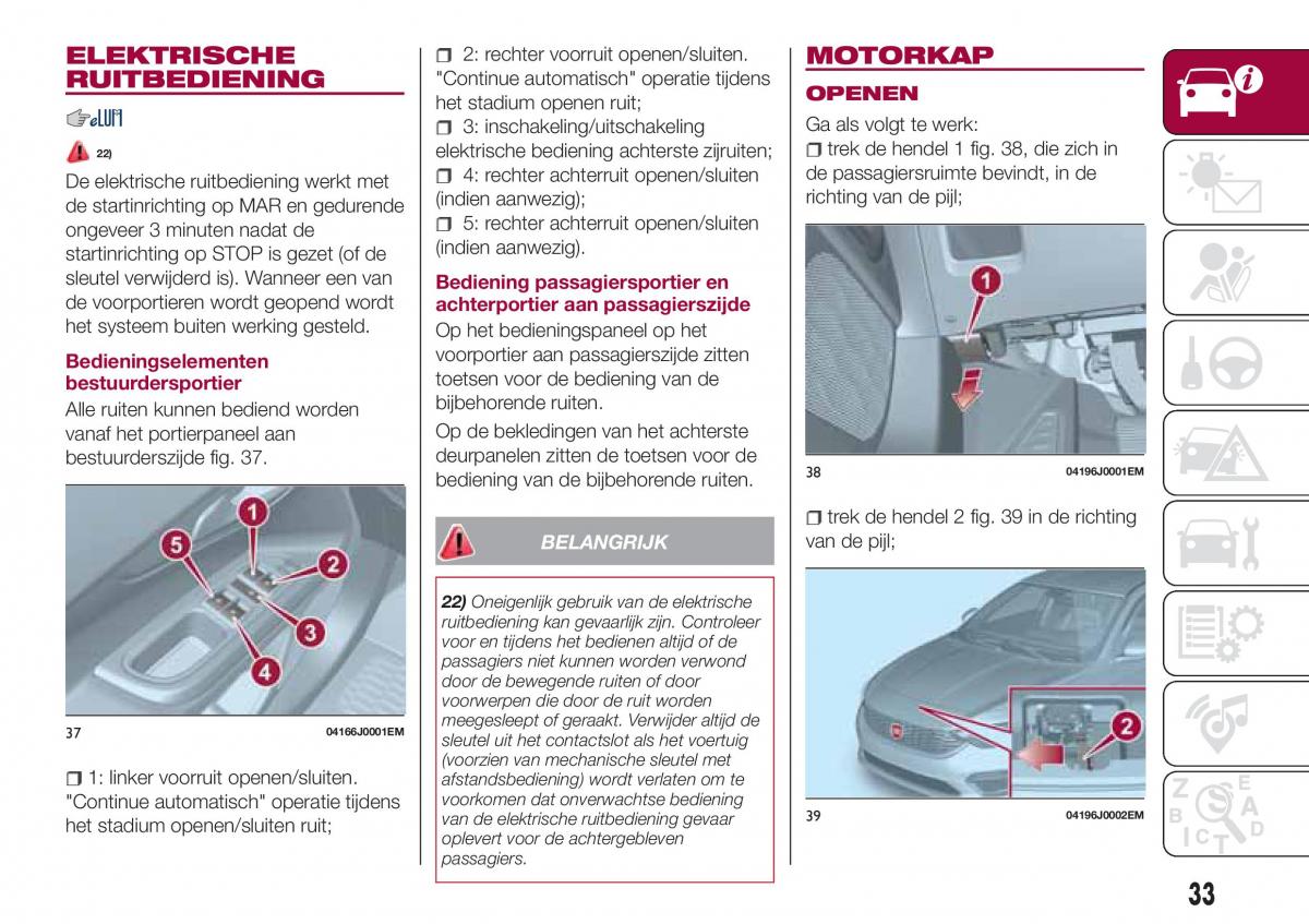 Fiat Tipo combi handleiding / page 35