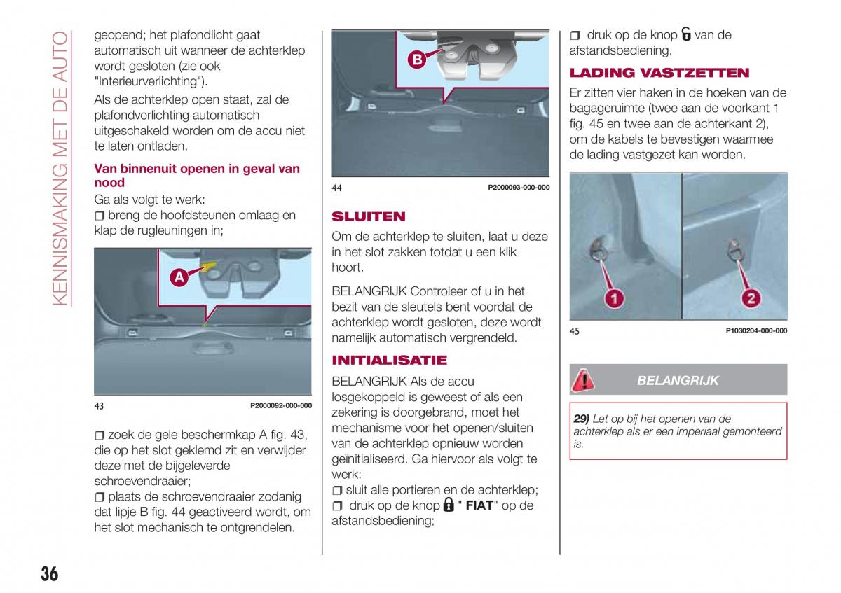 Fiat Tipo combi handleiding / page 38