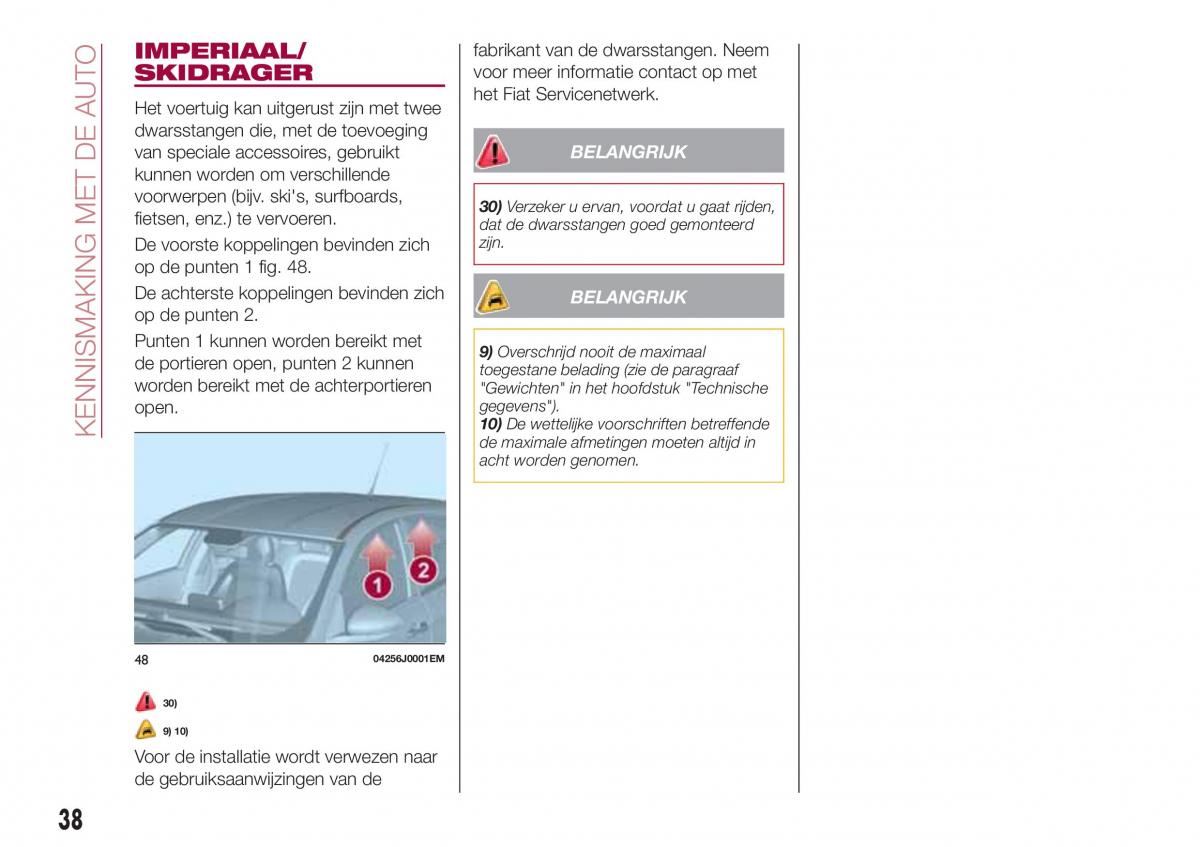 Fiat Tipo combi handleiding / page 40