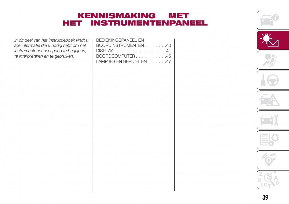 Fiat Tipo combi handleiding / page 41