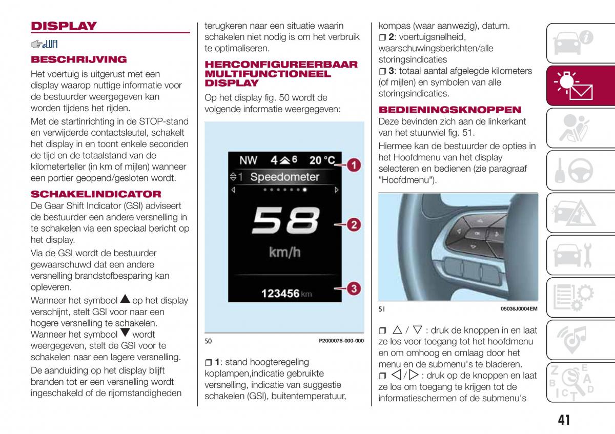 Fiat Tipo combi handleiding / page 43