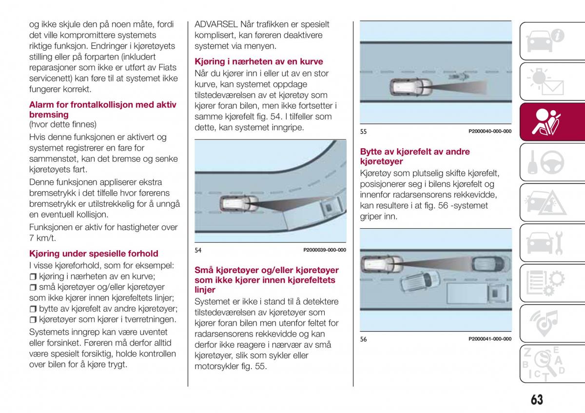 Fiat Tipo combi bruksanvisningen / page 65