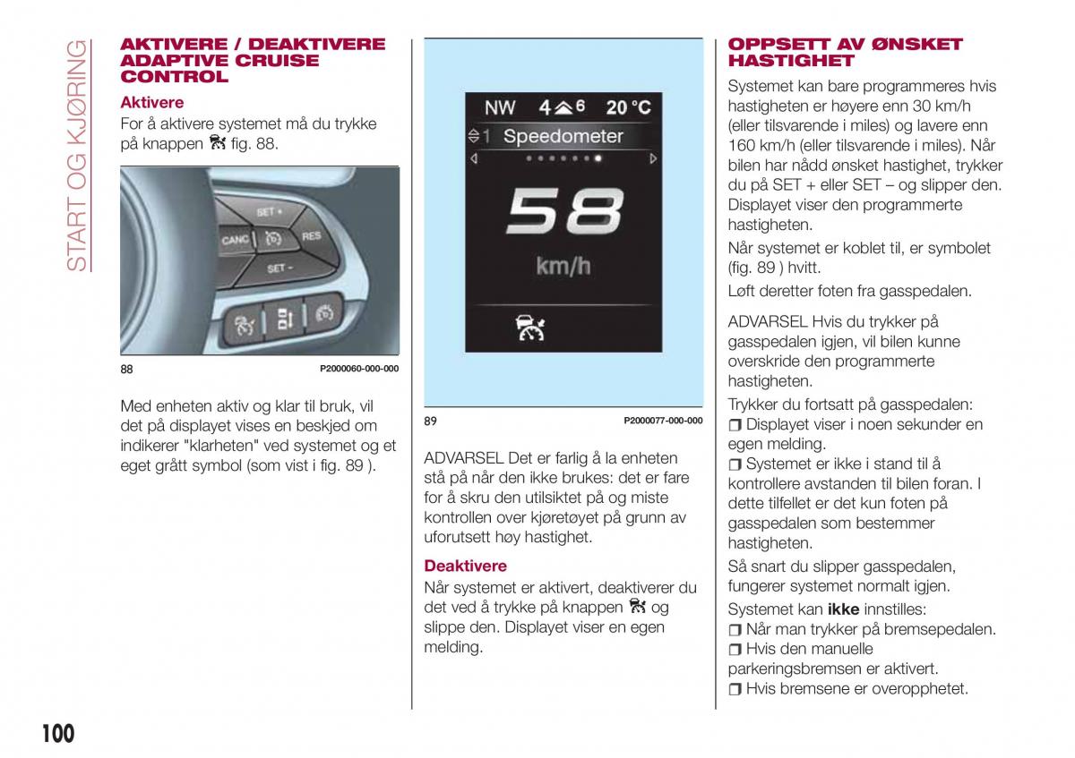 Fiat Tipo combi bruksanvisningen / page 102