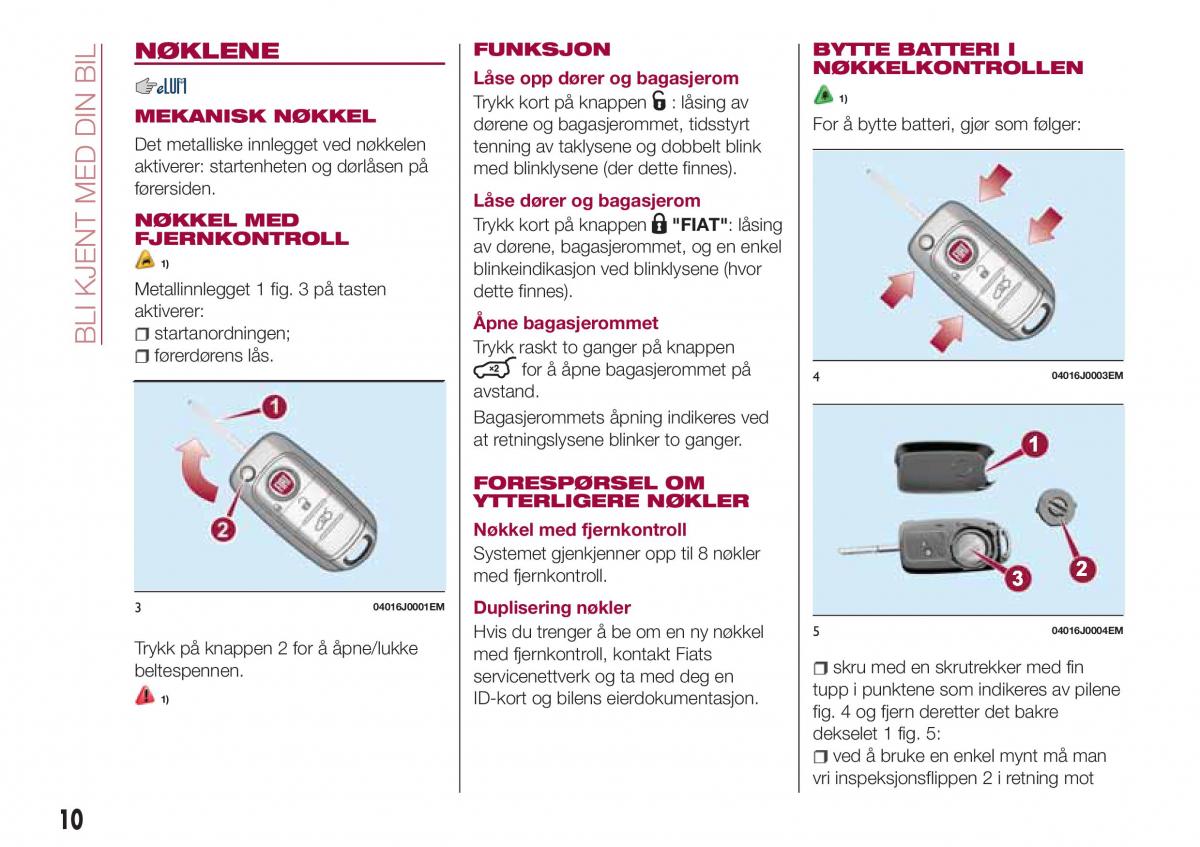 Fiat Tipo combi bruksanvisningen / page 12