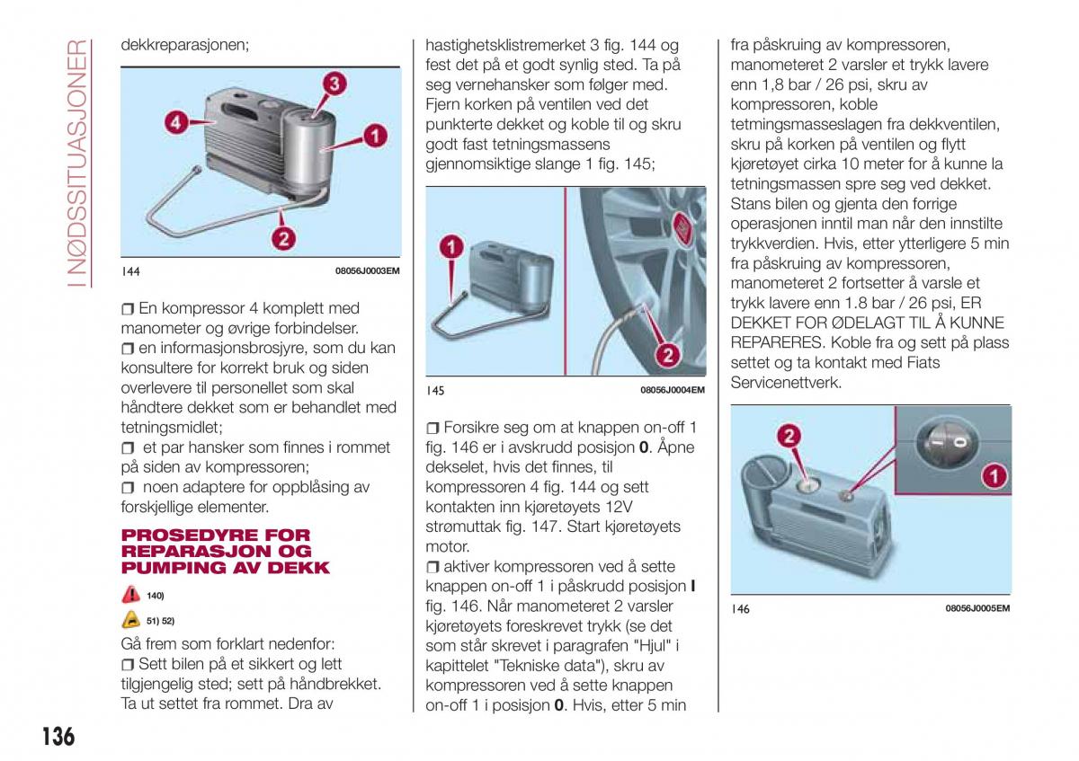 Fiat Tipo combi bruksanvisningen / page 138