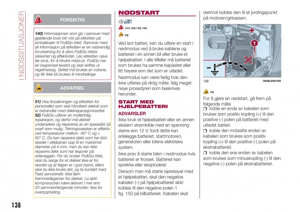 Fiat Tipo combi bruksanvisningen / page 140