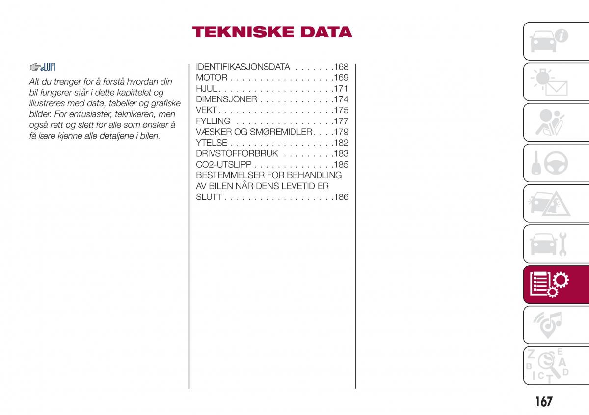 Fiat Tipo combi bruksanvisningen / page 169