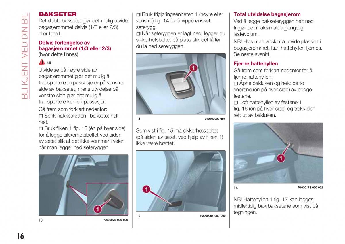 Fiat Tipo combi bruksanvisningen / page 18