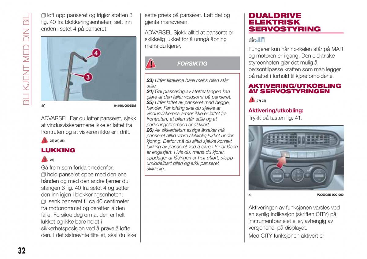 Fiat Tipo combi bruksanvisningen / page 34