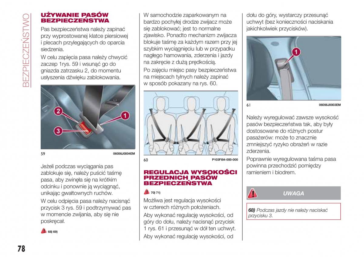 Fiat Tipo combi instrukcja obslugi / page 80