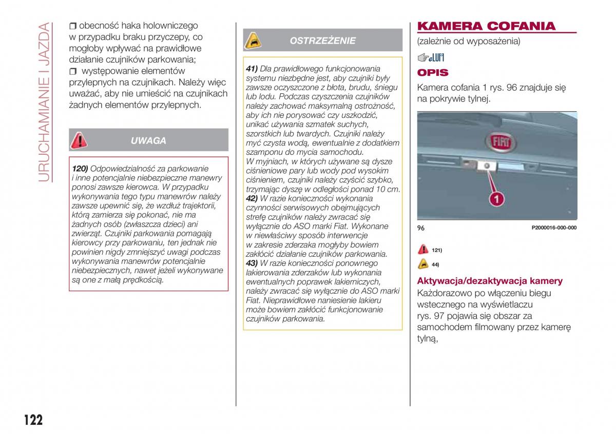 Fiat Tipo combi instrukcja obslugi / page 124