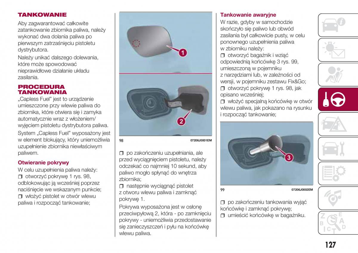 Fiat Tipo combi instrukcja obslugi / page 129