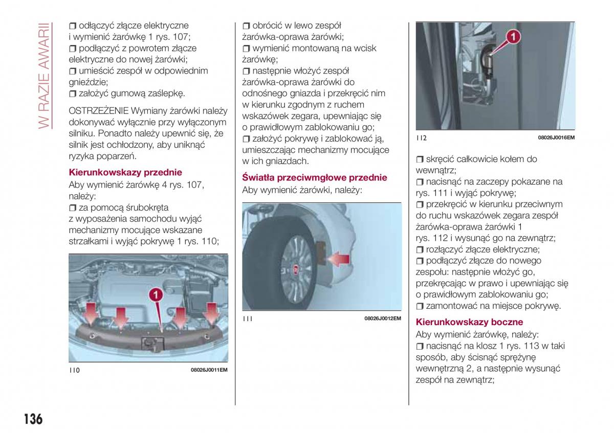 Fiat Tipo combi instrukcja obslugi / page 138