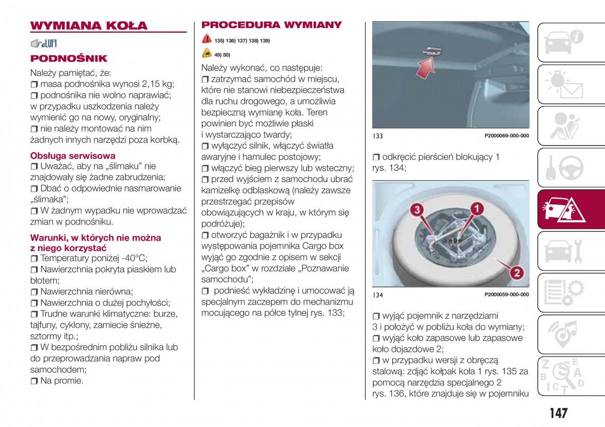 Fiat Tipo combi instrukcja obslugi / page 149