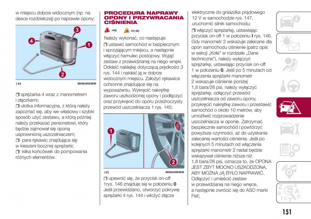 Fiat Tipo combi instrukcja obslugi / page 153