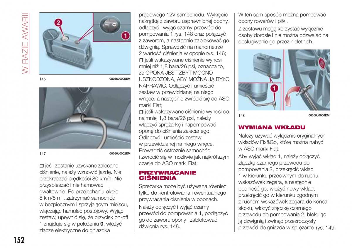 Fiat Tipo combi instrukcja obslugi / page 154