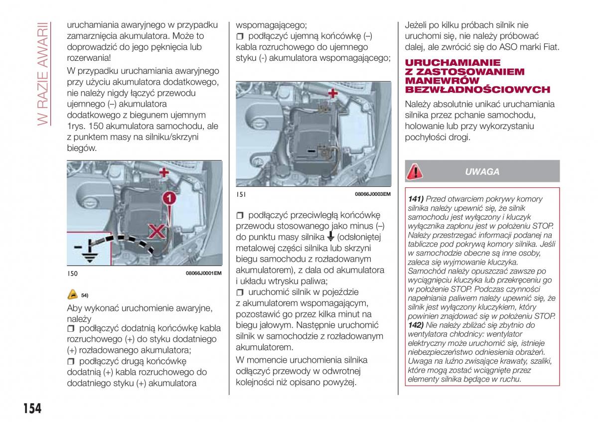 Fiat Tipo combi instrukcja obslugi / page 156