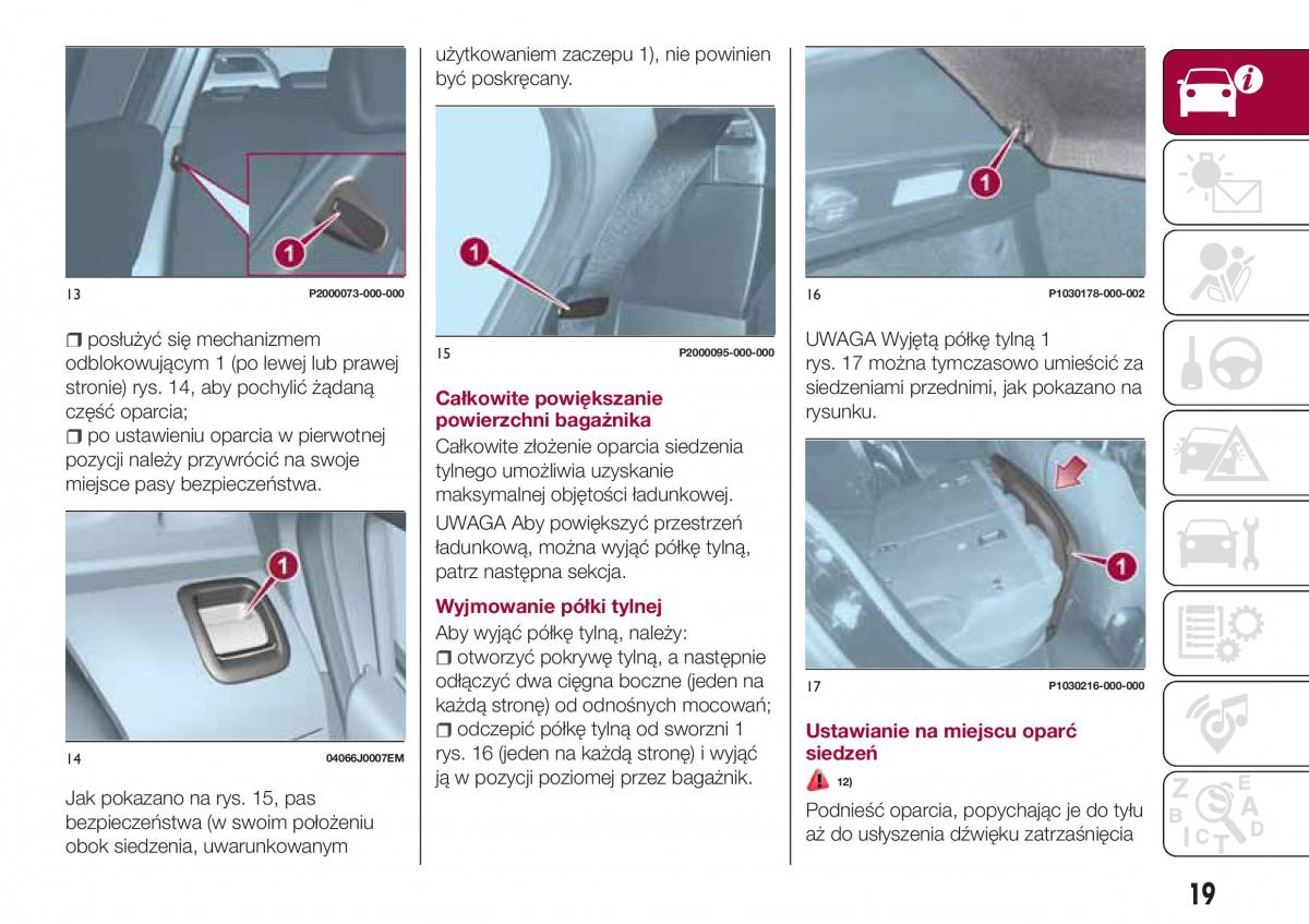 Fiat Tipo combi instrukcja obslugi / page 21