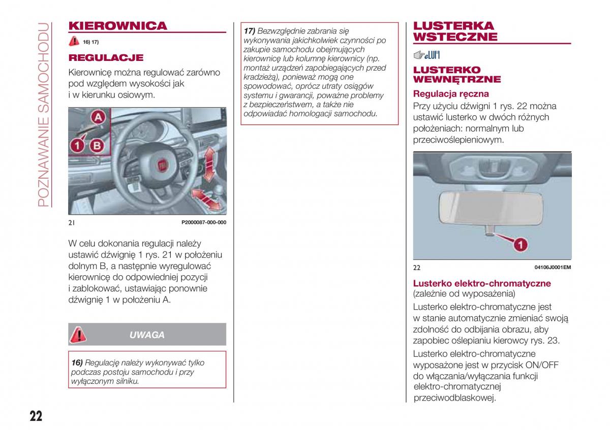 Fiat Tipo combi instrukcja obslugi / page 24