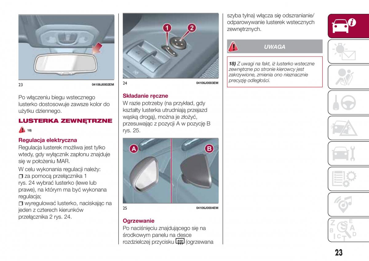 Fiat Tipo combi instrukcja obslugi / page 25