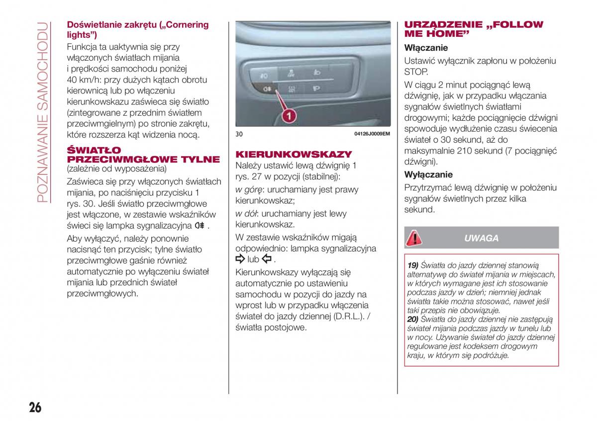 Fiat Tipo combi instrukcja obslugi / page 28