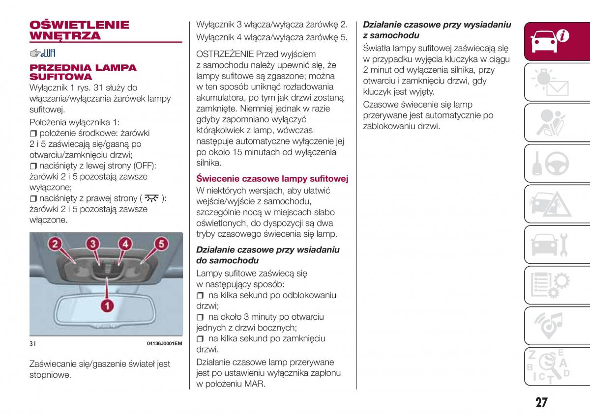 Fiat Tipo combi instrukcja obslugi / page 29