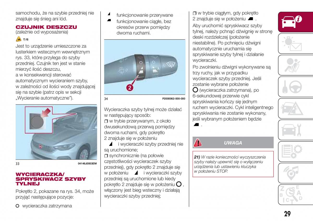 Fiat Tipo combi instrukcja obslugi / page 31