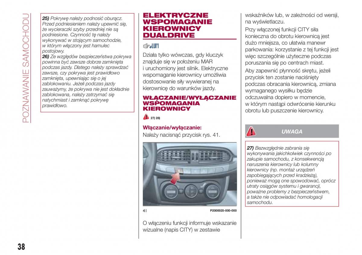 Fiat Tipo combi instrukcja obslugi / page 40