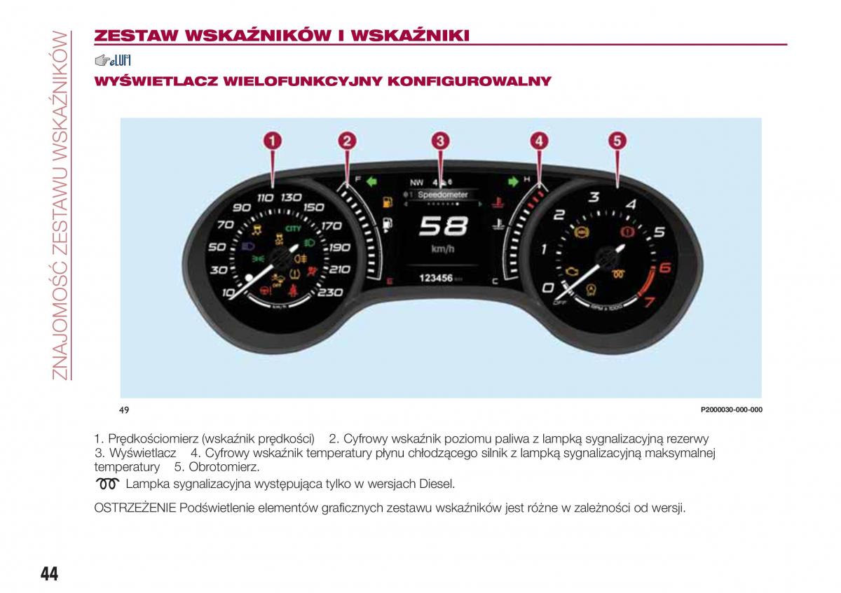 Fiat Tipo combi instrukcja obslugi / page 46