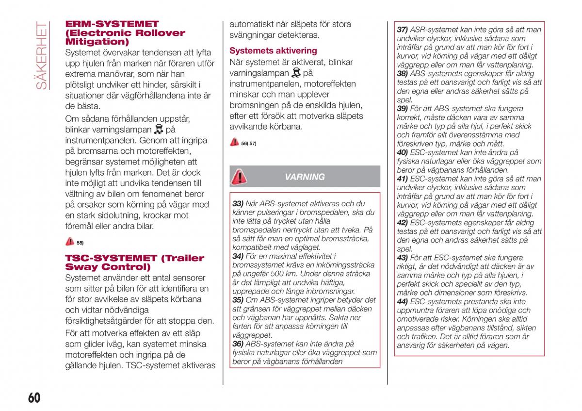 Fiat Tipo combi instruktionsbok / page 62