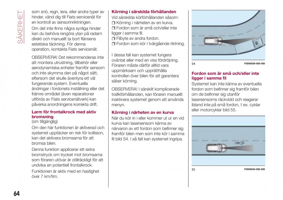 Fiat Tipo combi instruktionsbok / page 66