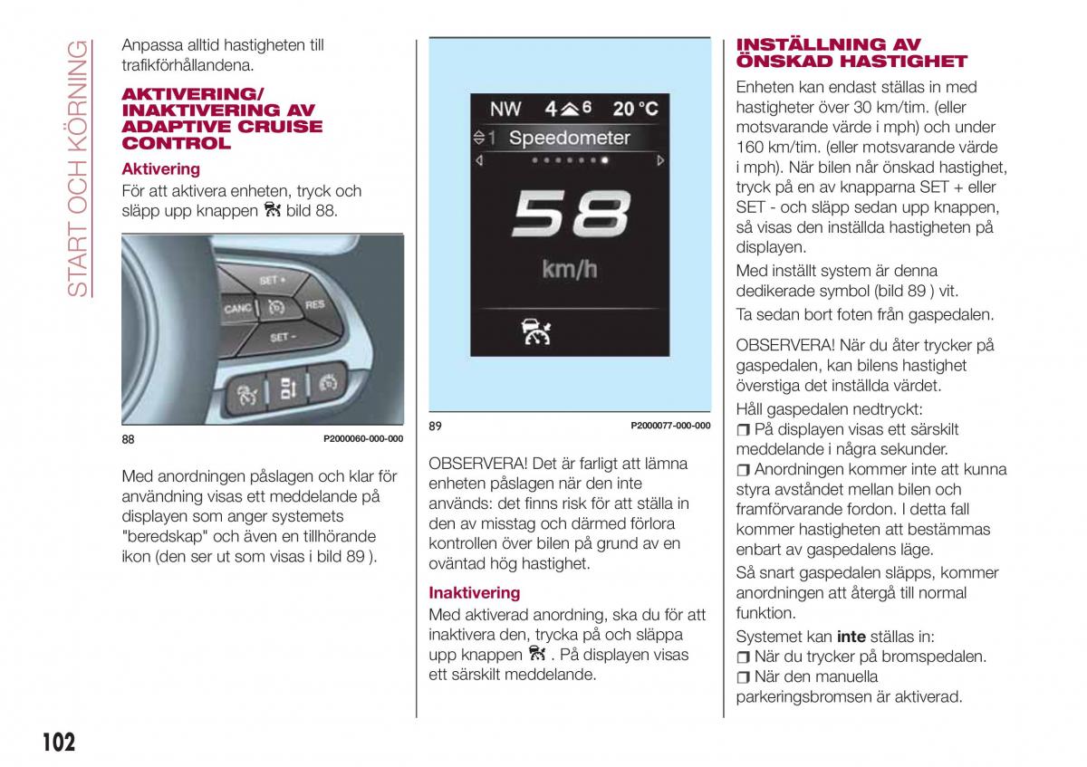 Fiat Tipo combi instruktionsbok / page 104