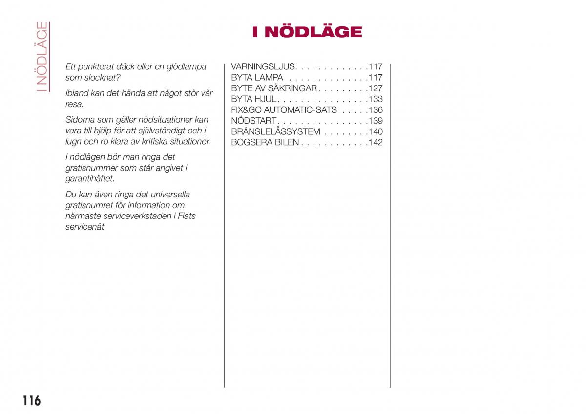 Fiat Tipo combi instruktionsbok / page 118